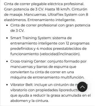 Cinta de Correr Plegable cecotec