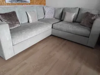 Sofá Esquinero Gris Clarito