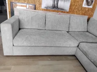 Sofá Esquinero Gris Clarito