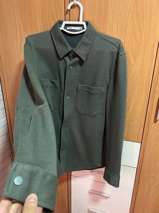 Camisa Zara Verde Oliva