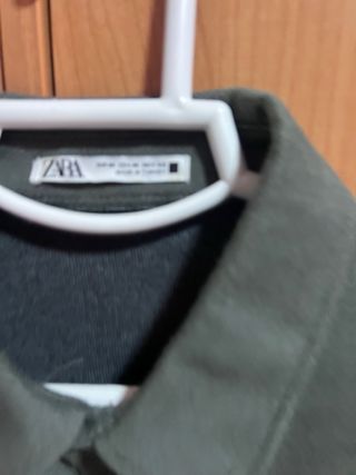 Camisa Zara Verde Oliva