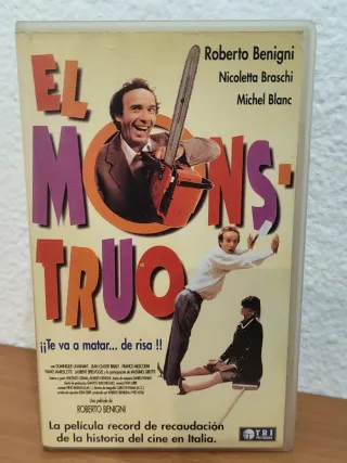 VHS El Monstruo (Roberto Benigni)