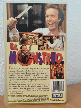 VHS El Monstruo (Roberto Benigni)