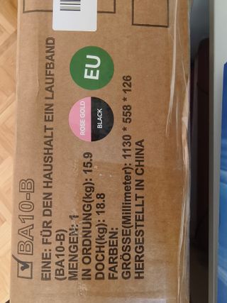 Cinta de correr NUEVA SIN ABRIR