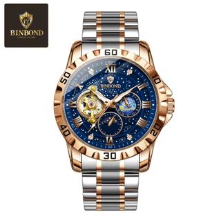 Reloj Automático BINBOND Oro y Plata