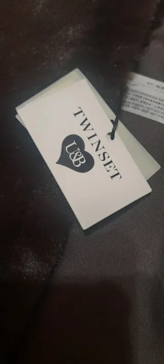 Stola ecopelliccia marrone Twin Set