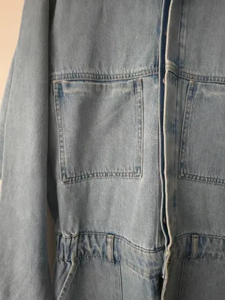 Mono vaquero Pull&Bear bolsillos, cuello camisero