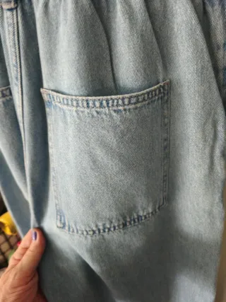 Mono vaquero Pull&Bear bolsillos, cuello camisero