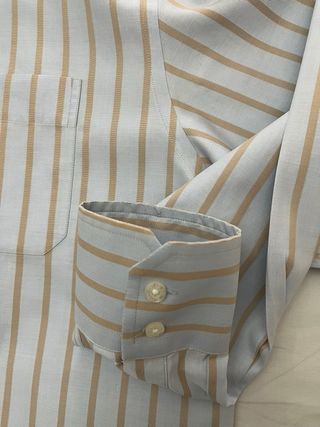 Camisa Pedro del Hierro rayas azul y beige