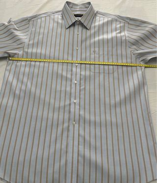 Camisa Pedro del Hierro rayas azul y beige