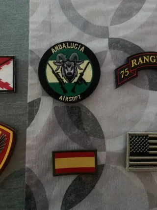 Lote Parches Airsoft Varios