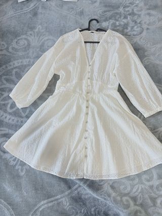 Vestido blanco Zara Talla M
