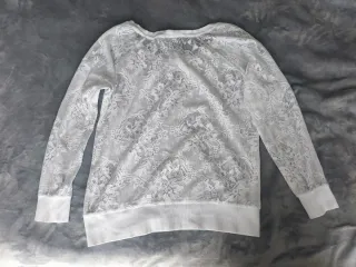 Jersey de encaje blanco
