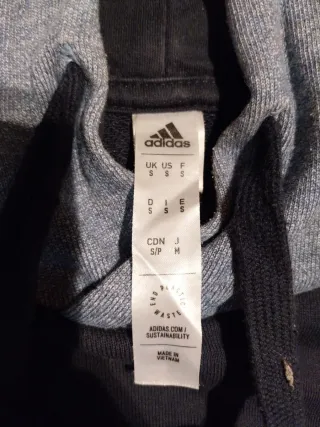 Sudadera Adidas Caballero azul.