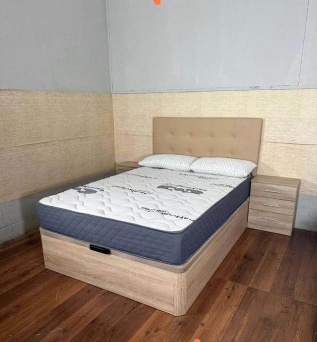 Colchón y canape abatible