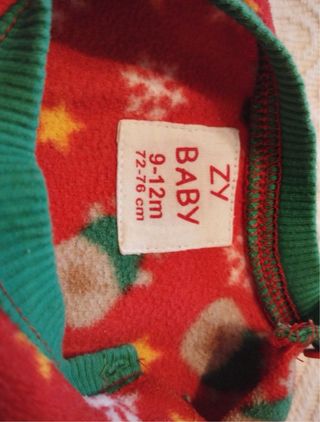 Pijama infantil natalício