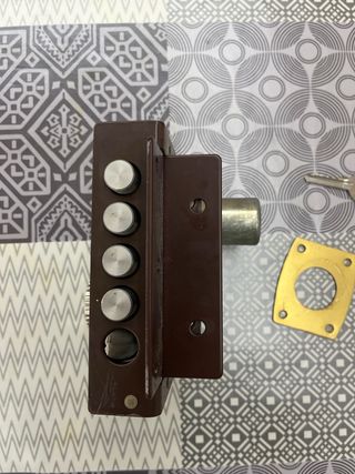 Cerradura de seguridad con llave