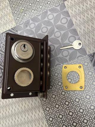 Cerradura de seguridad con llave