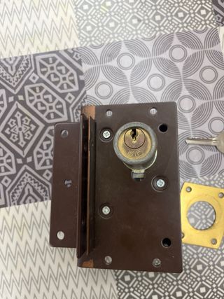 Cerradura de seguridad con llave