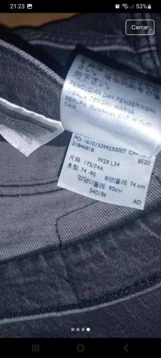 Pantalón Levi's Negro