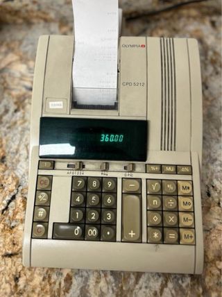 Calculadora Olympia CPD 5212