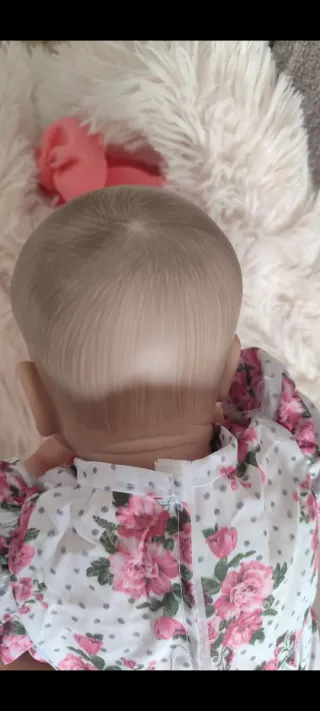 Bambola Reborn femmina con ciuccio e biberon