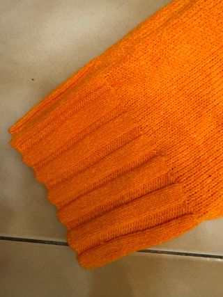 Maglione corto H&M arancio collo alto