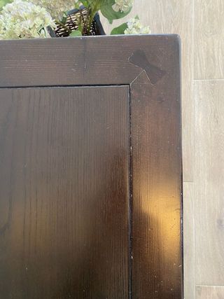 Aparador Colonial Madera y Mimbre