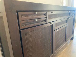 Aparador Colonial Madera y Mimbre