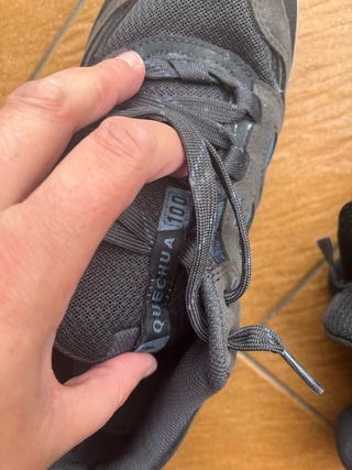 Zapatillas montaña trekking Hombre Quechua MH100