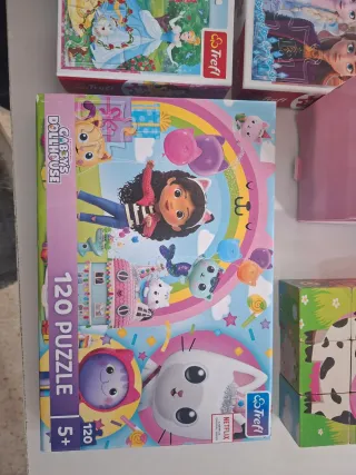 Lote de 5 puzzles infantiles