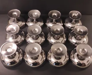 Coppe in acciaio inox per gelato o macedonia