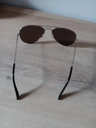 Gafas de Sol Aviador Azules y Plateadas