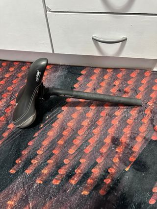 Sillín y tija bicicleta 27.2