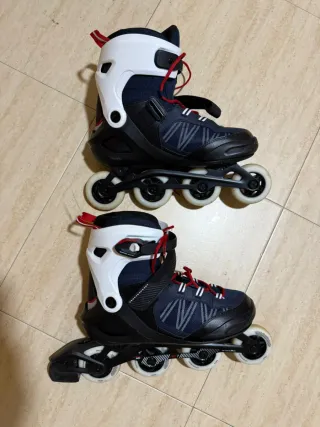 Patines en línea talla 46 + Casco y protectores