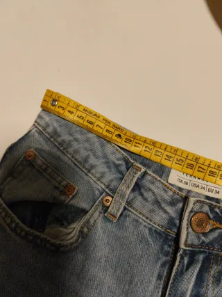 Jeans vita alta svasati