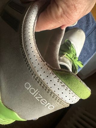 Scarpe da golf Adidas bianche e verdi