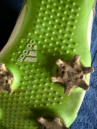 Scarpe da golf Adidas bianche e verdi