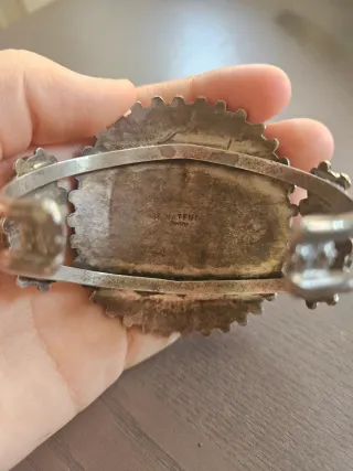 Bracciale Zuni corallo argento 925 vintage