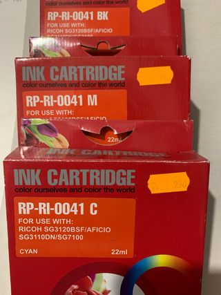 Tinta Ricoh RP-RI-0041 BK/M/C