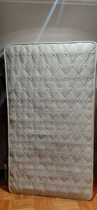 Somier 105cm Metal y Madera