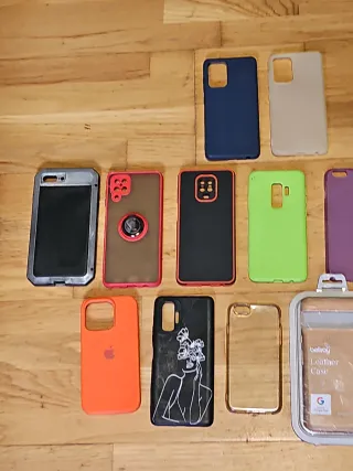 Lote de 14 fundas para móvil