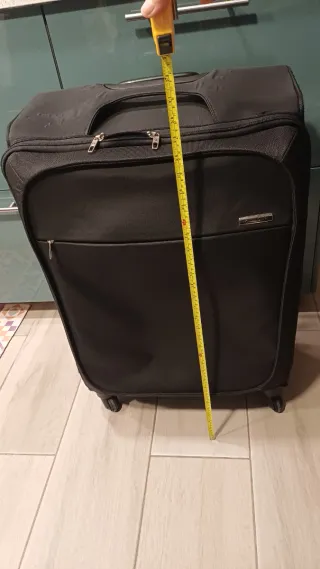 Maleta blanda Samsonite negra