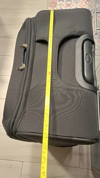 Maleta blanda Samsonite negra