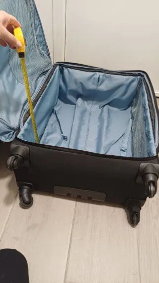 Maleta blanda Samsonite negra