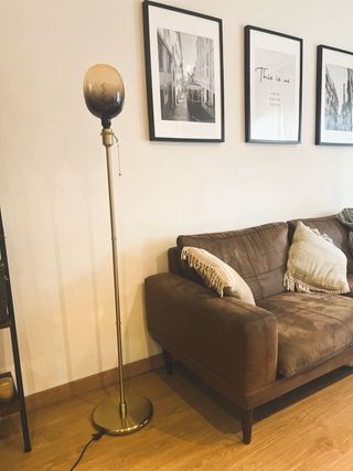 Lámpara de pie estilo industrial