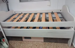 Cama nido 90cm las 1 con 2 cajónes inferiores