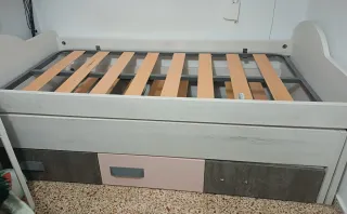 Cama nido 90cm las 1 con 2 cajónes inferiores