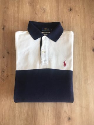 Polo Ralph Lauren XS Hombre Azul Blanco