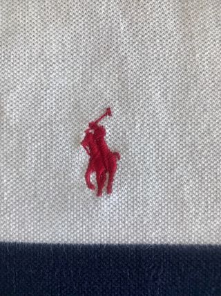 Polo Ralph Lauren XS Hombre Azul Blanco